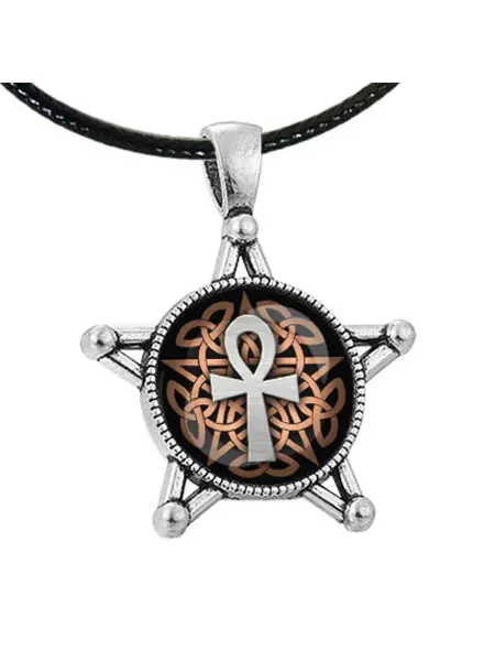 Runes&Gems Кулон-амулет на шею с подвеской Пентакль Долголетия