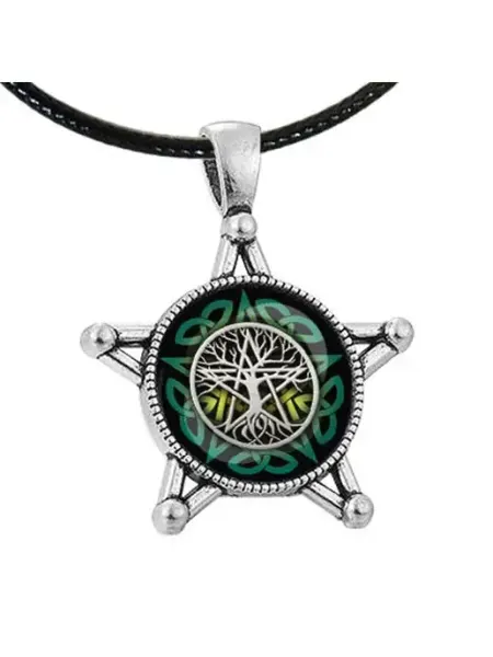 Runes&Gems Кулон-амулет на шею с подвеской Пентакль Помощи и защиты