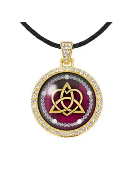 Runes&Gems Кулон-амулет на шею с подвеской Трикветр и сердце