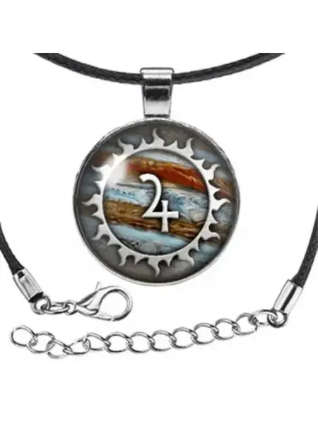 Runes&Gems Кулон-амулет на шею женский со шнурком Юпитер
