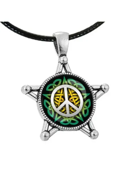 Runes&Gems Кулон-амулет на шею с подвеской Пентакль Примирения