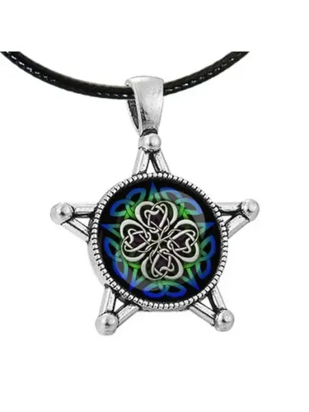 Runes&Gems Кулон-амулет на шею с подвеской Пентакль Удачи