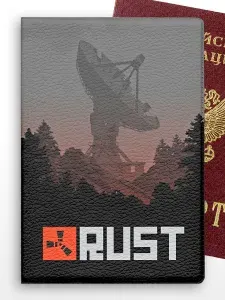 Обложка на паспорт игра Rust Раст