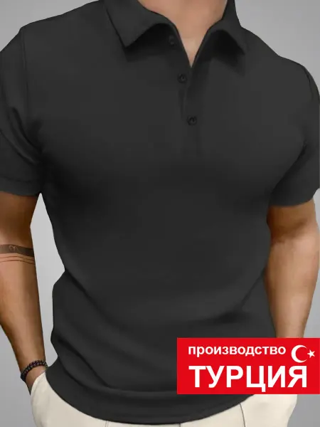 Rykava Футболка поло с коротким рукавом хлопок школьная