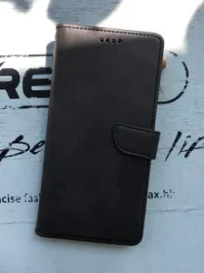 Чехол-книжка для Samsung S26 Ultra (S948B) / Чехол на Самсунг С26 Ультра, гладкая кожа, с визитницей и функцией подставки для просмотра видео