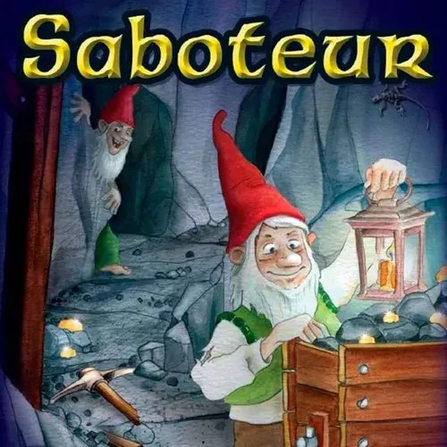 Настольная игра "Гномы-вредители" (Saboteur) английская версия.