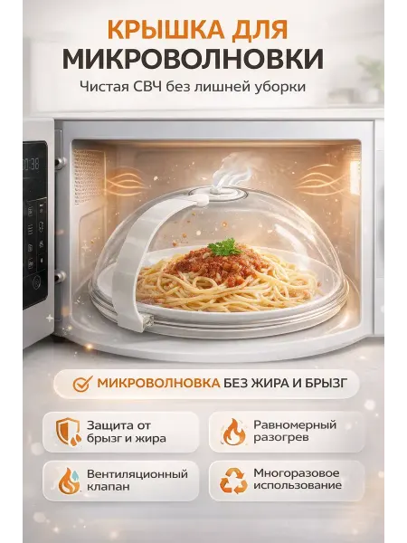 Saidmarket крышка для микроволновки разогрева еды в СВЧ