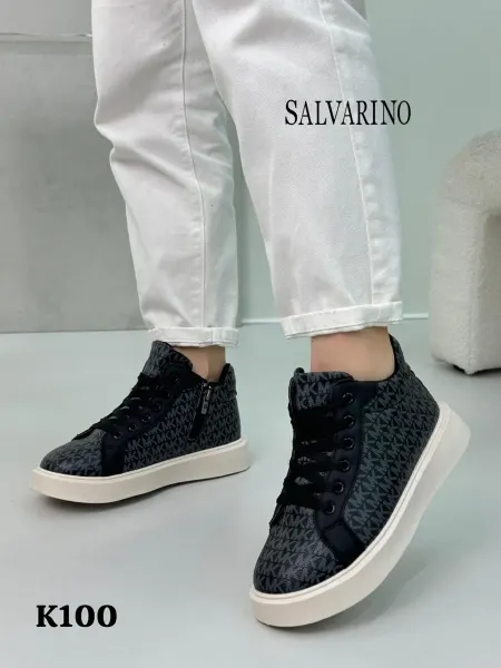 Salvarino Полуботинки на платформе с мехом кеды