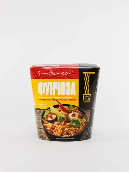 SanBonsai Вермишель фунчоза с грибами шиитаке и муэр,120гр