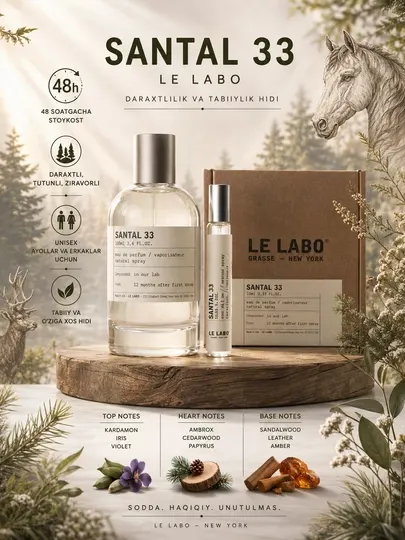 SANTAL33 духи для мужчин премиум