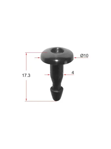 Sat Клипса крепежная ST-KJ-695 (1 шт.)