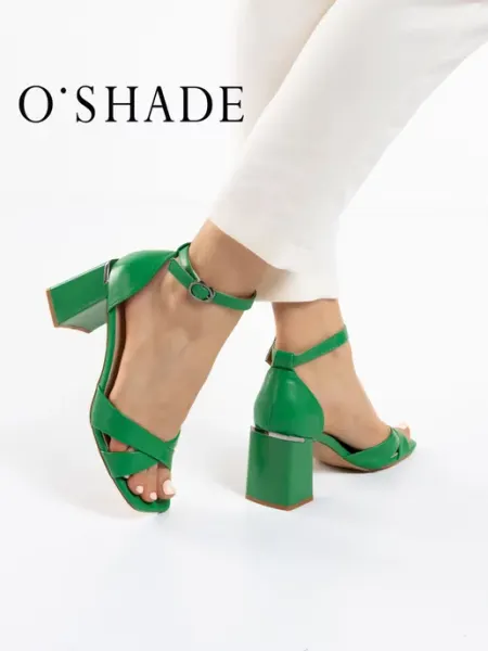 O`SHADE Босоножки женские летние на каблуке