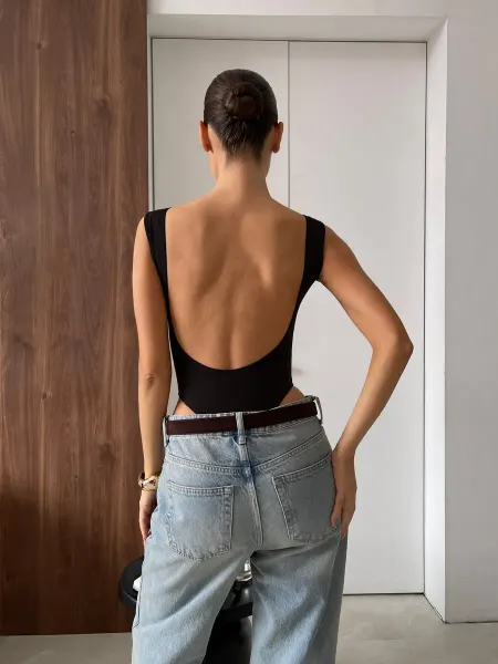 SHANTY UNDERWEAR Боди-майка с открытой спиной