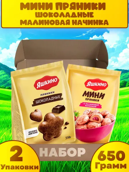 SharluaSweetS Набор пряники с малиновой начинкой и шоколадные