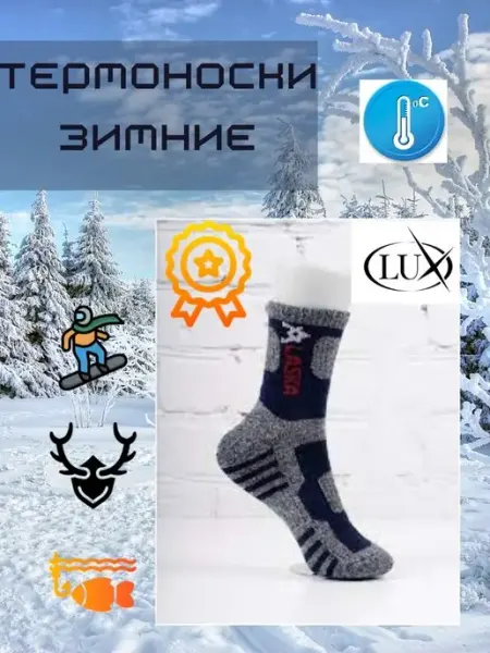 ShopANoff носки мужские термоноски спортивные зима