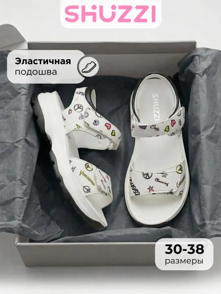 Shuzzi Летние сандалии с открытым носом и пяткой на платформе
