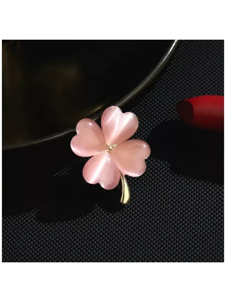 Pink.silk__accessoriess Булавки для воротника клевер