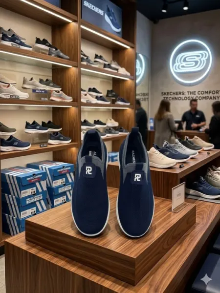 Мужские слипоны Skechers, весна - лето