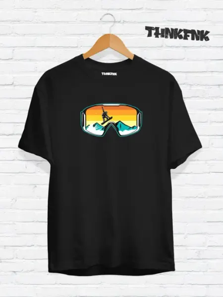 Thnkfnk. Футболка Сноуборд Лыжи Snowboard Ski