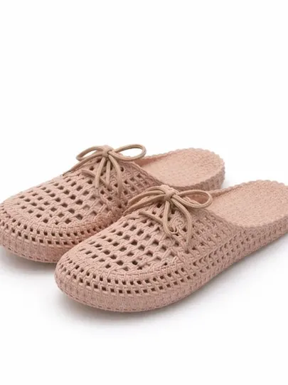 Женские летние сетчатые домашние тапочки, легкие и удобные slip-on
