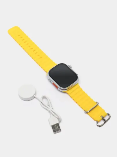 Умные часы, Smart watch ultra жёлтый