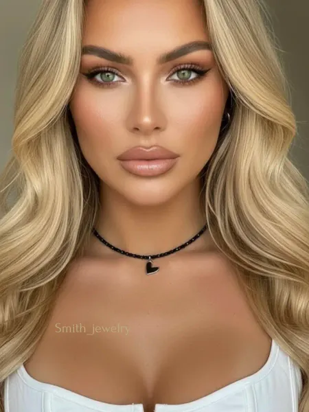 Smith_jewelry Чокер из бисера белый на шею бижутерия
