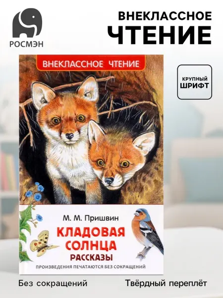 SOLNARIS Детская книга для внеклассного чтения "Кладовая солнца"