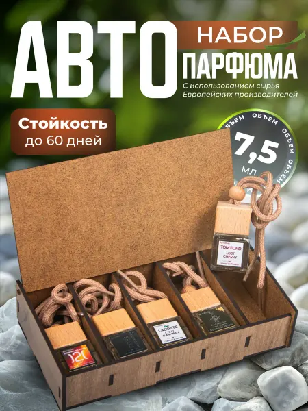 Концепция Аромата Ароматизатор в машину набор подарочный автопарфюм