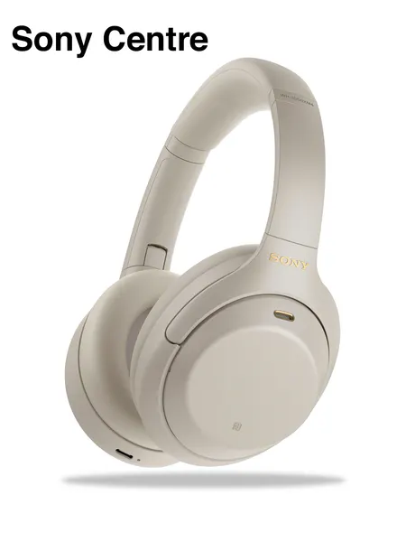 Наушники Sony WH-1000XM4 беспроводные премиум-класса с шумоподавлением серебристые