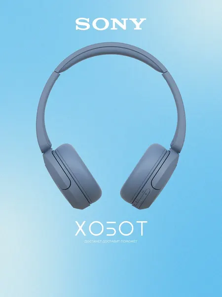 Наушники SONY WH-CH520 бежевый