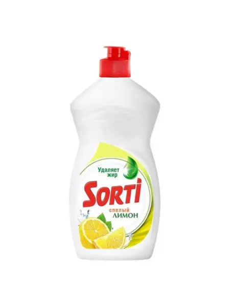 Средство для посуды SORTI-КАПЛЯ 450гр Лимон
