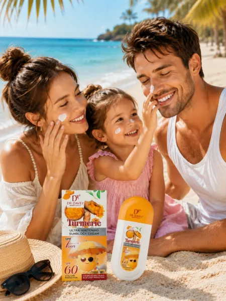 Ультраосветляющий солнцезащитный крем SPF60+, с куркумой, 100 мл