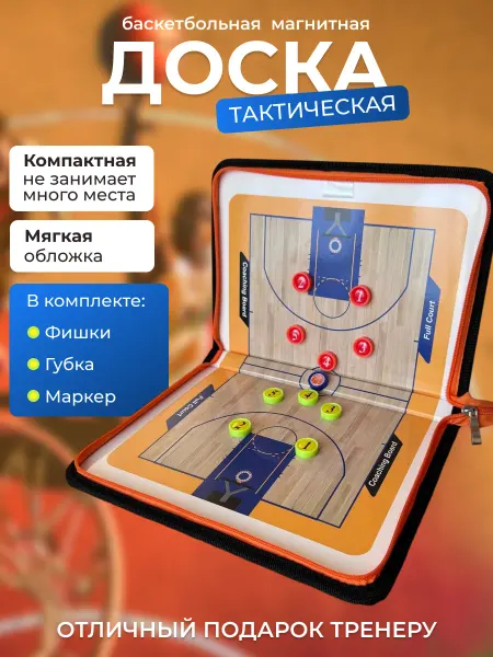 P.S. Sport Тактическая доска баскетбол, планшет для тренера