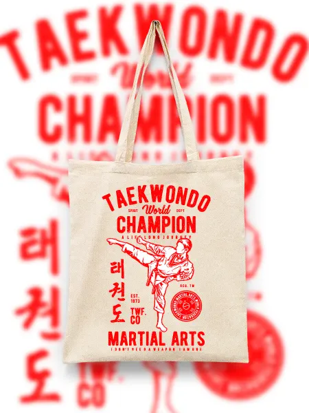 Каждому Своё Sport Шоппер Боевое искусство Тхэквондо Taekwondo Спорт Корея