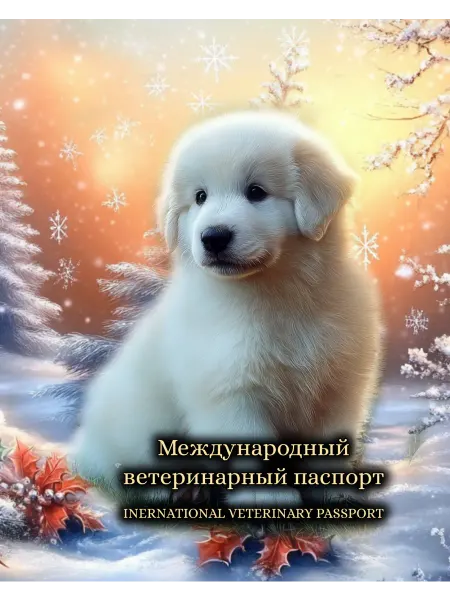 StarHoll Международный ветеринарный паспорт ветпаспорт Пиренейская го…