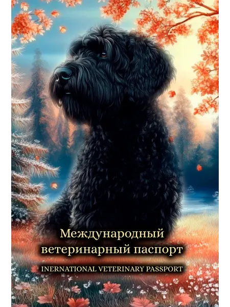 StarHoll Международный ветеринарный паспорт ветпаспорт черный терьер