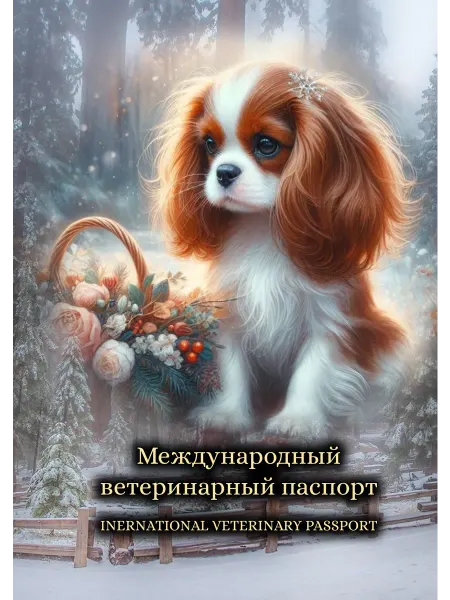 StarHoll Международный ветеринарный паспорт 1 штука кавалер кинг чарл…