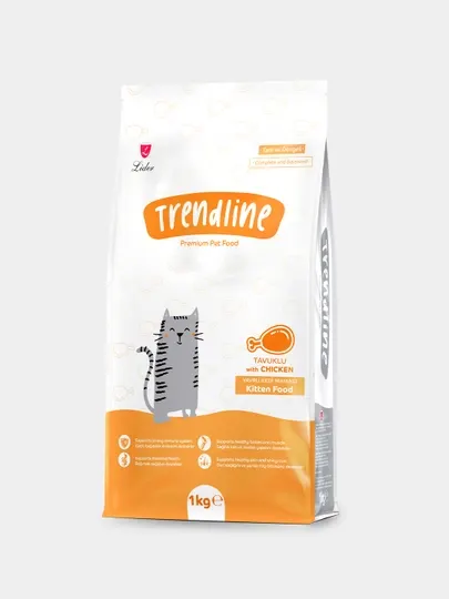 Корм Trendline Sterilised, для стерилизованных кошек, 1 кг