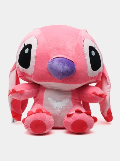 Мягкая детская игрушка, Лило и Стич, для подарка Stich из мультфильма, синий и розовый