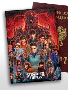 Обложка на паспорт Очень странные дела Stranger Things