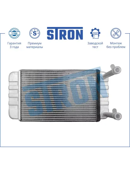 STRON Радиатор отопителя, для авто с МКПП