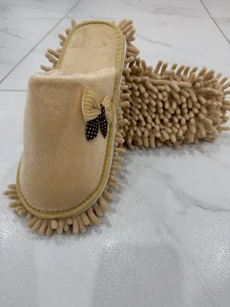Tomi Style Тапочки швабра домашние из микрофибры для мытья полов