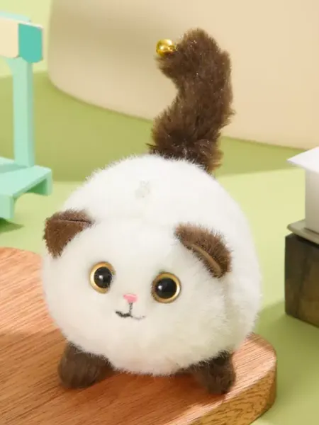 Sun Toys Игрушка мягкая брелок Кот крутит хвостом