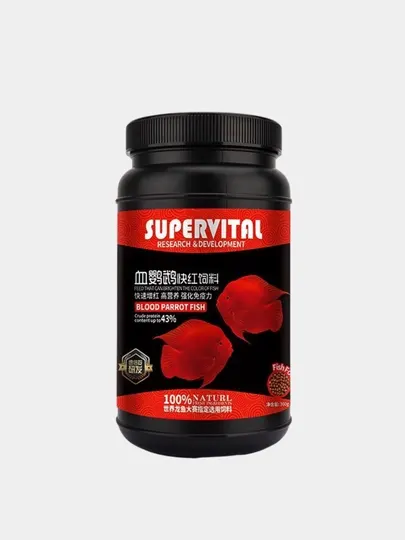 Корм для всех рыб Supervital, делает окрас рыб ярче, 360 гр