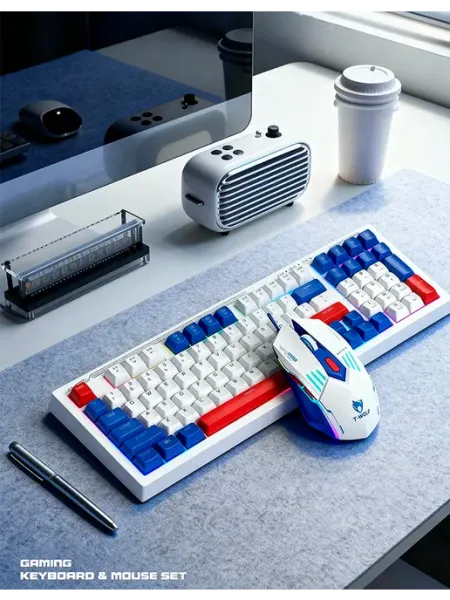 Комплект игровая клавиатура и мышь T-WOLF TF610