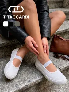 Кеды T.TACCARDI женские белые летние текстильные