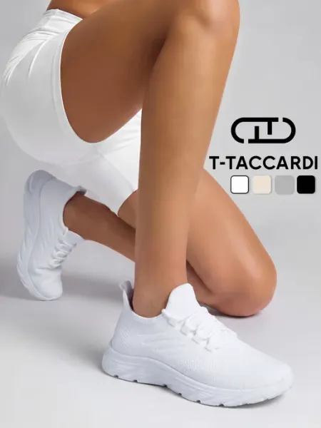 T.TACCARDI Кроссовки женские для фитнеса серые летние