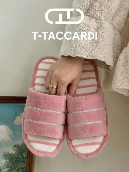 T.TACCARDI Тапочки домашние текстильные меховые
