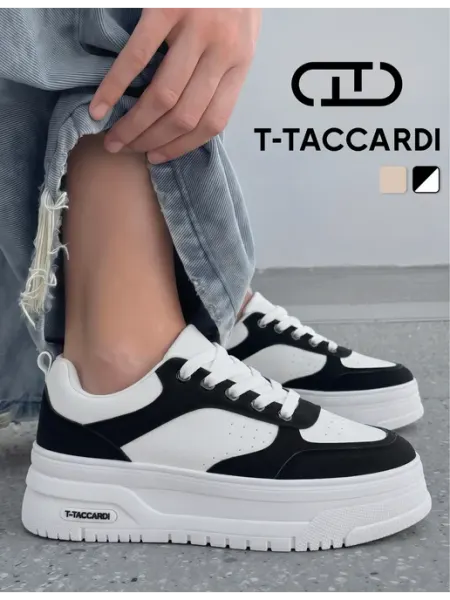 T.TACCARDI Кеды мужские летние на платформе дышащие