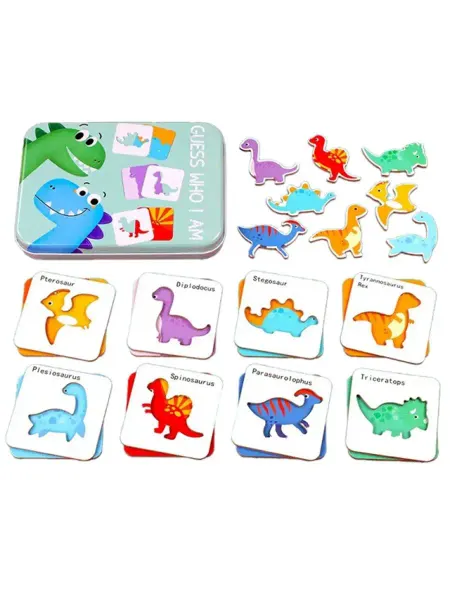 TaKKl Toys Сортер, развивающая игра для малышей, ассоциации Динозавры